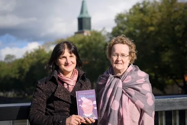 Kuvittaja G. Muzikante ja suomentaja M. Hovila. Kirja Soppaa ja saippuaa